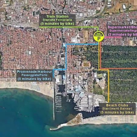 Luminoso, Spazioso Con Aria Condiz E Bici Viareggio